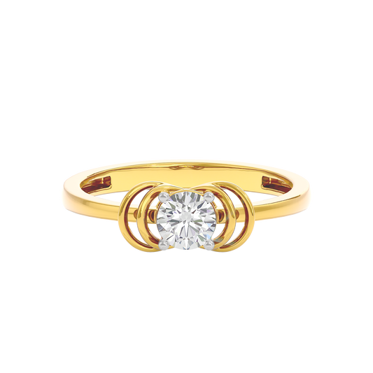 Radiant Orbit Diamond Ring