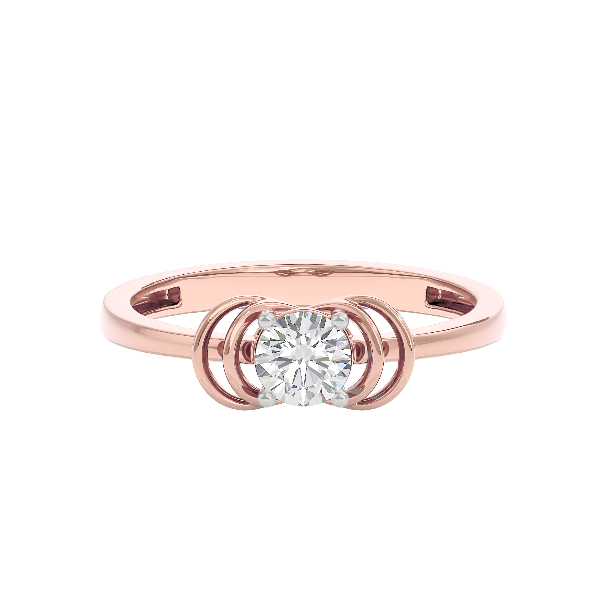 Radiant Orbit Diamond Ring