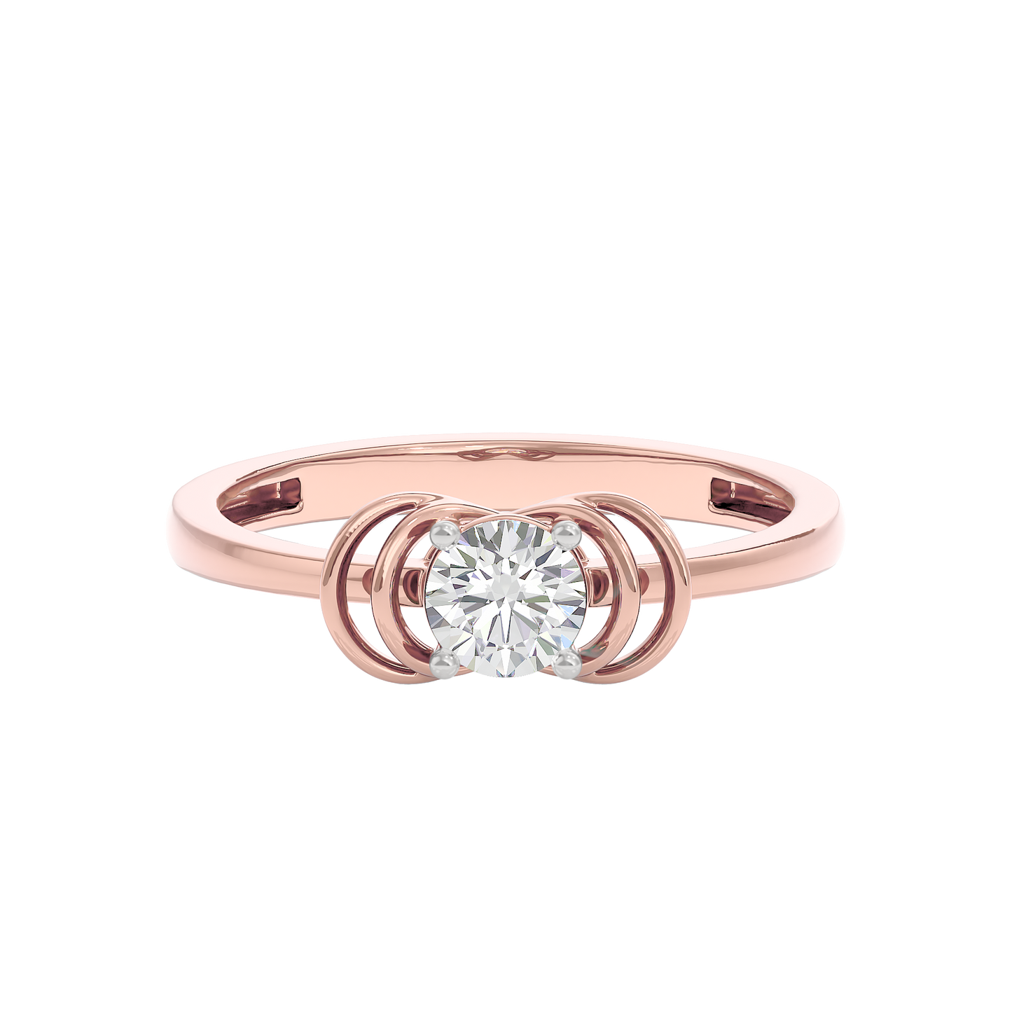 Radiant Orbit Diamond Ring