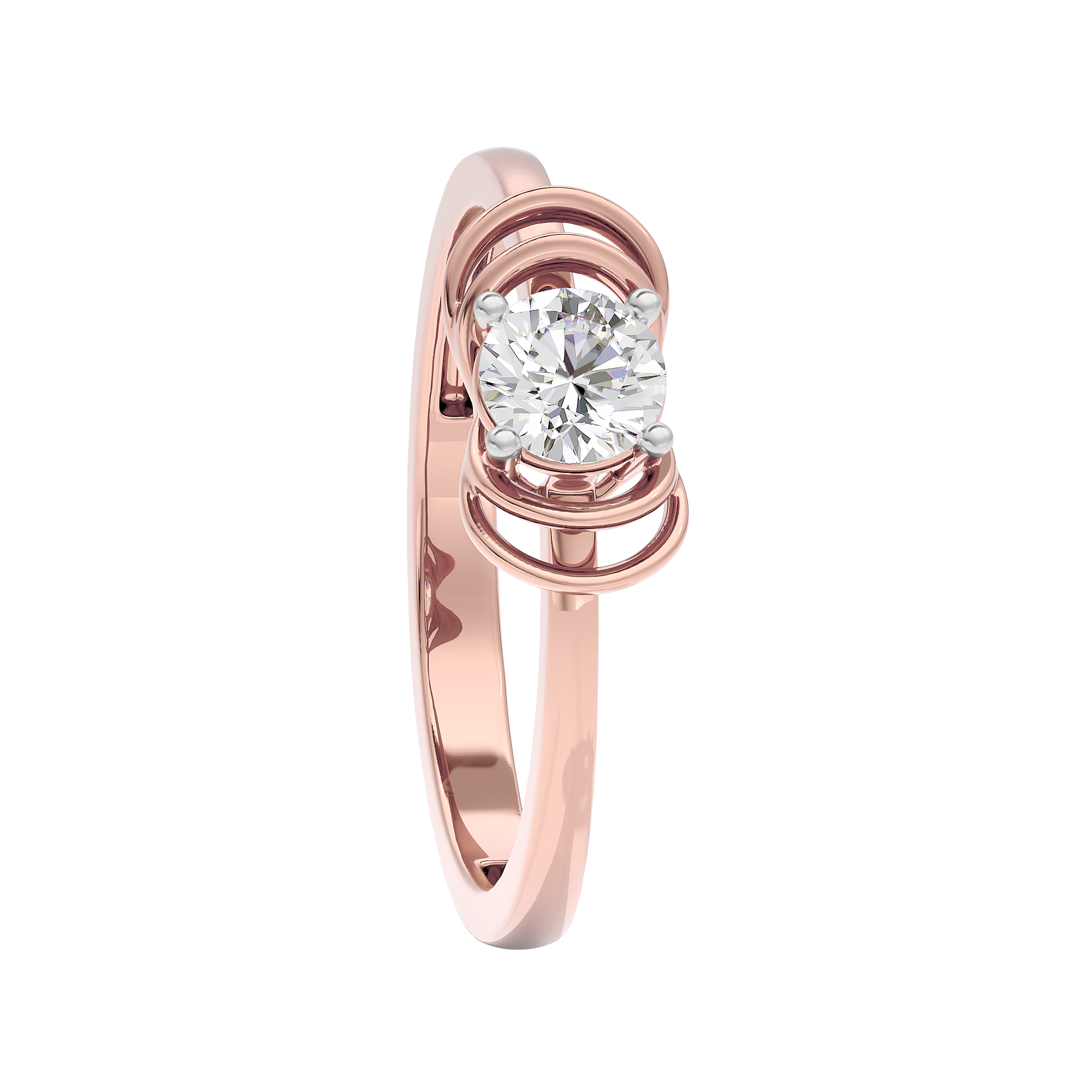 Radiant Orbit Diamond Ring