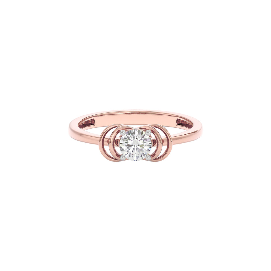 Radiant Orbit Diamond Ring