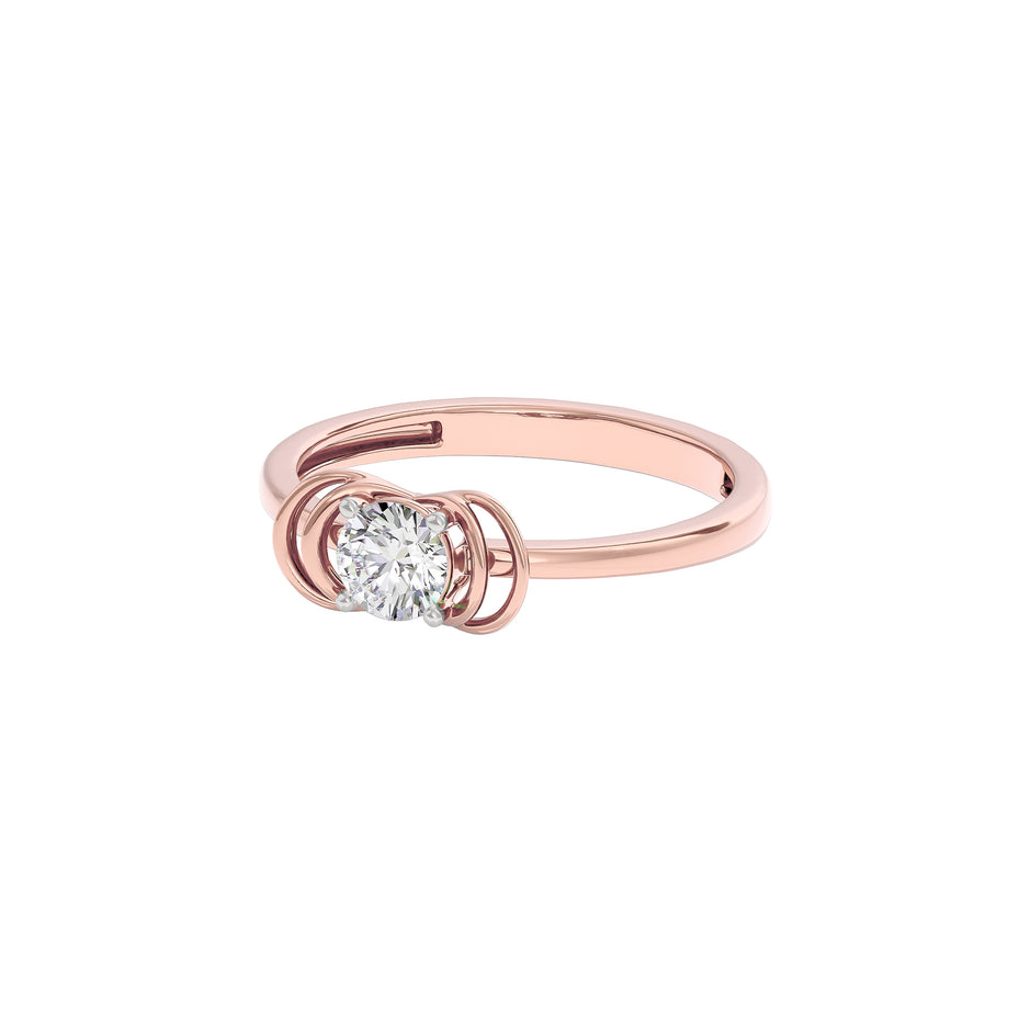 Radiant Orbit Diamond Ring
