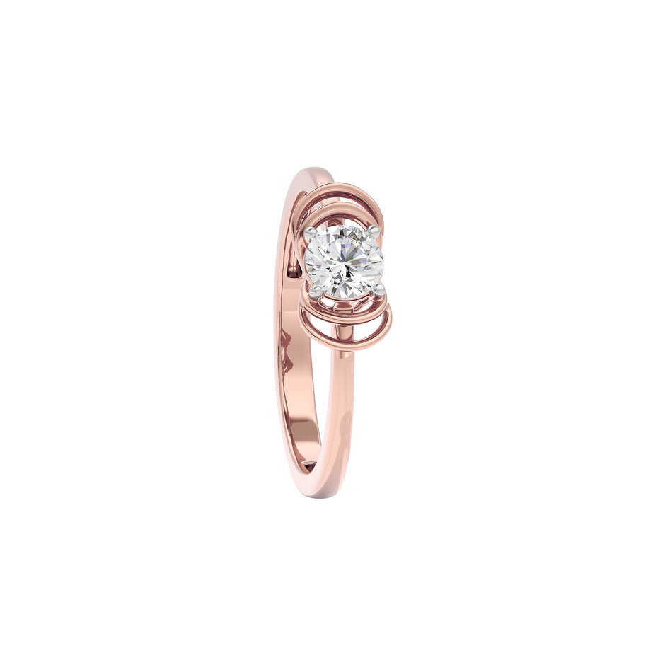 Radiant Orbit Diamond Ring