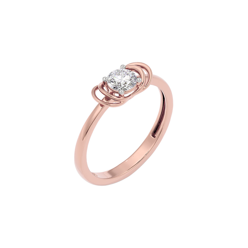 Radiant Orbit Diamond Ring