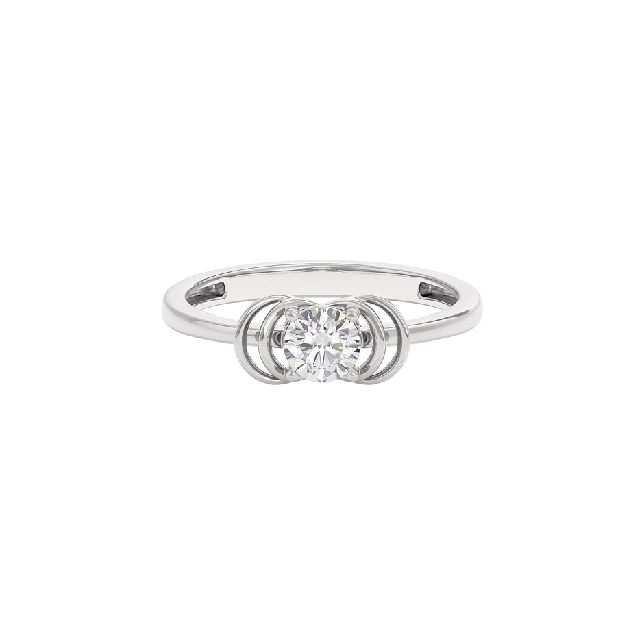 Radiant Orbit Diamond Ring