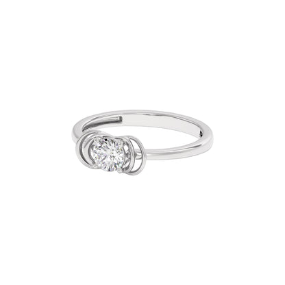 Radiant Orbit Diamond Ring