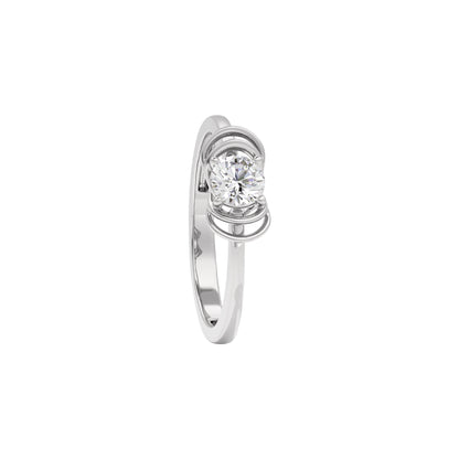 Radiant Orbit Diamond Ring