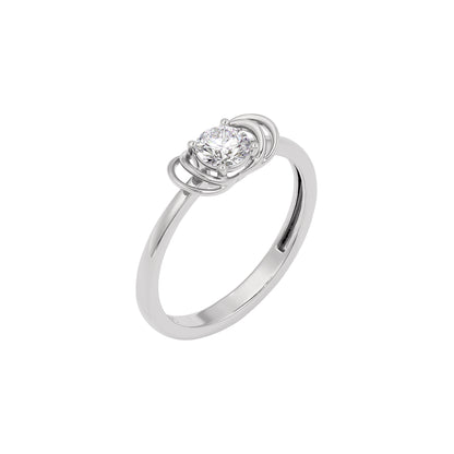 Radiant Orbit Diamond Ring