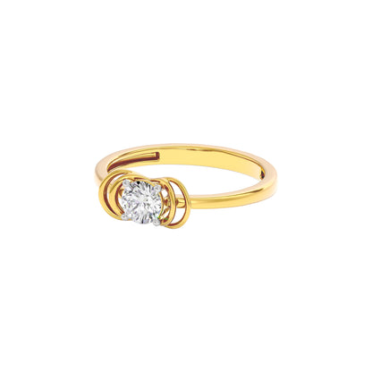 Radiant Orbit Diamond Ring