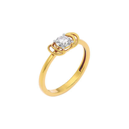 Radiant Orbit Diamond Ring