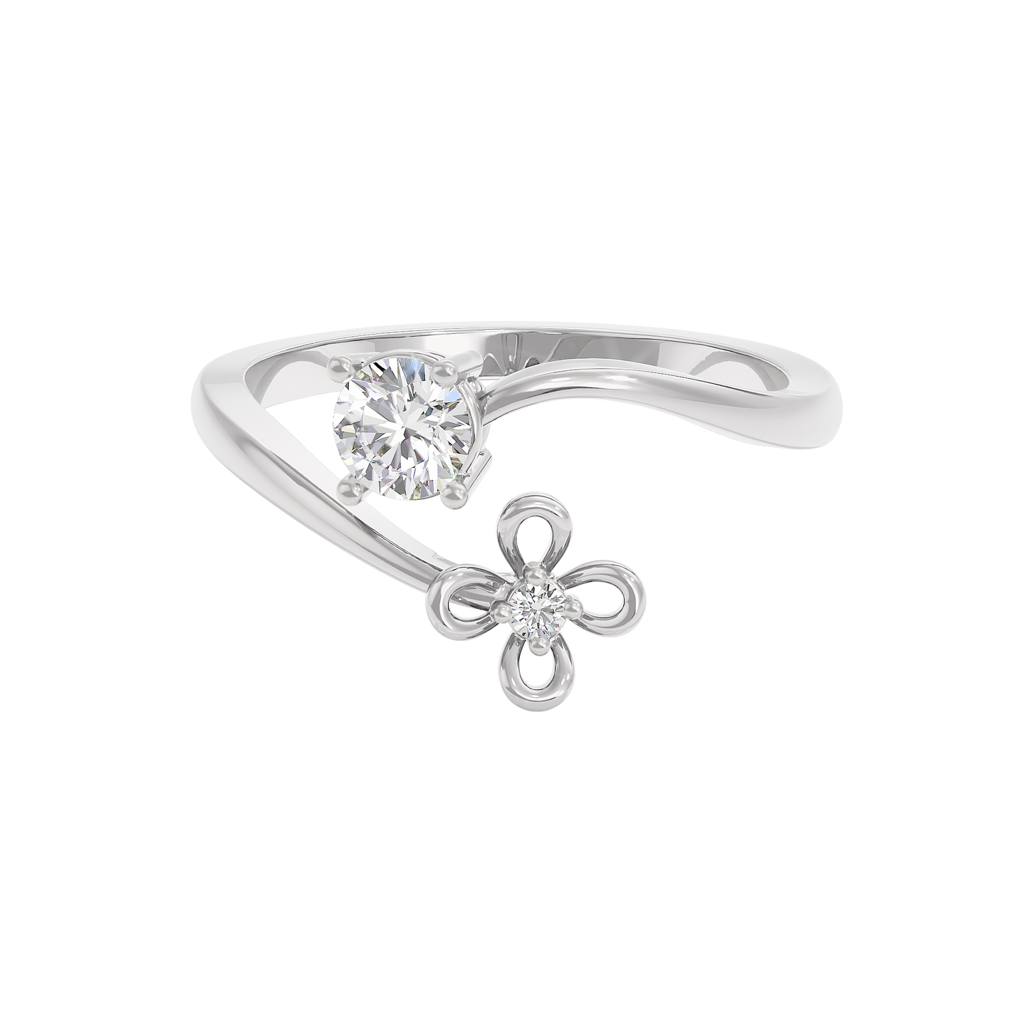 Midnight Spark Diamond Ring