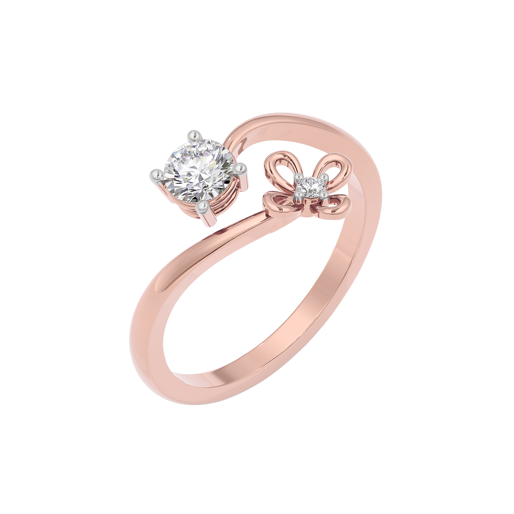 Midnight Spark Diamond Ring