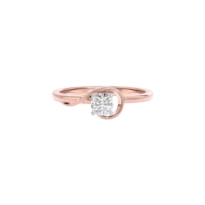 Pure Elegance Diamond Ring 18 KT / Rose Gold / 22