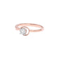 Pure Elegance Diamond Ring 18 KT / Rose Gold / 22