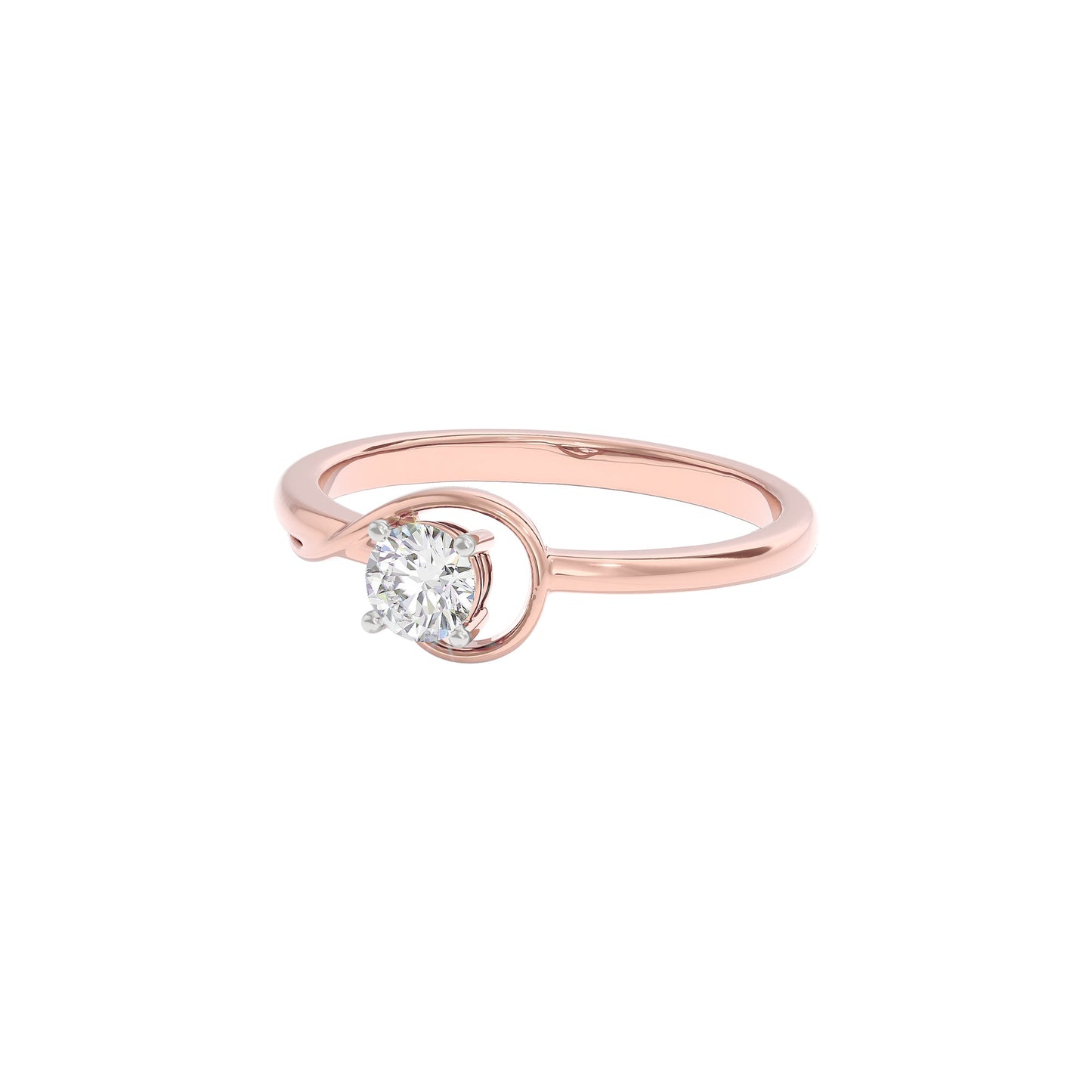 Pure Elegance Diamond Ring 18 KT / Rose Gold / 22