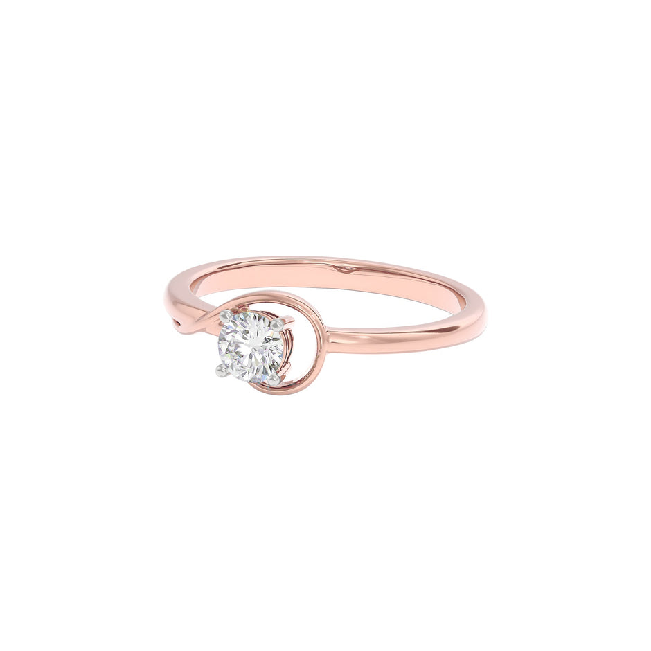 Pure Elegance Diamond Ring 18 KT / Rose Gold / 22
