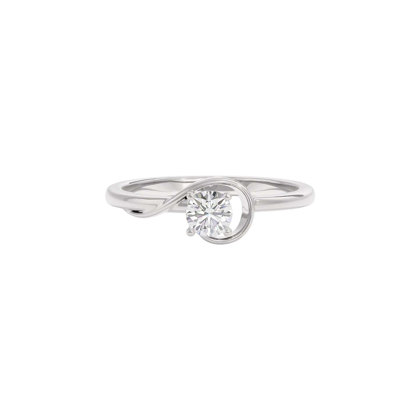 Pure Elegance Diamond Ring 18 KT / White Gold / 22