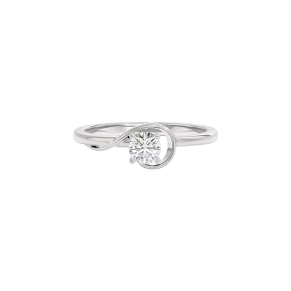 Pure Elegance Diamond Ring 18 KT / White Gold / 22