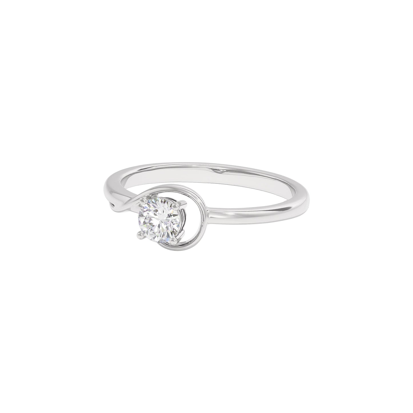 Pure Elegance Diamond Ring 18 KT / White Gold / 22