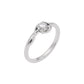 Pure Elegance Diamond Ring 18 KT / White Gold / 22