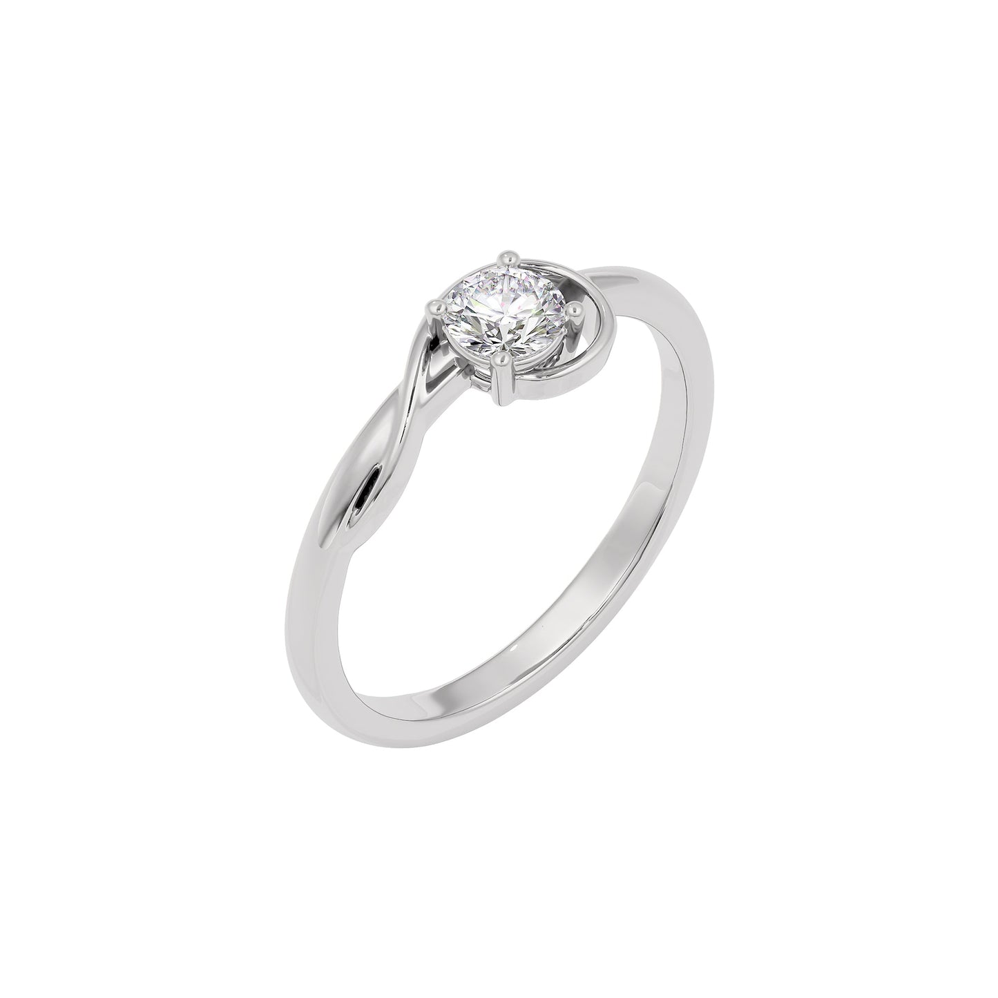Pure Elegance Diamond Ring 18 KT / White Gold / 22