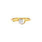 Pure Elegance Diamond Ring 18 KT / Yellow Gold / 22