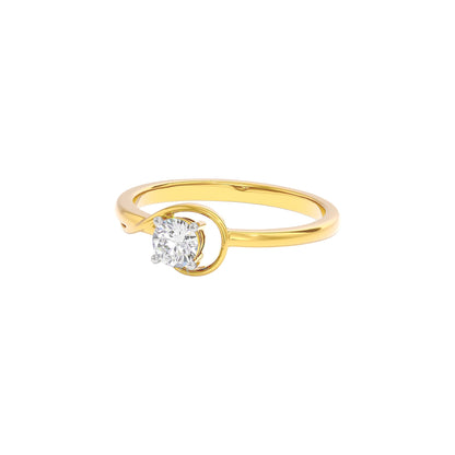 Pure Elegance Diamond Ring 18 KT / Yellow Gold / 22