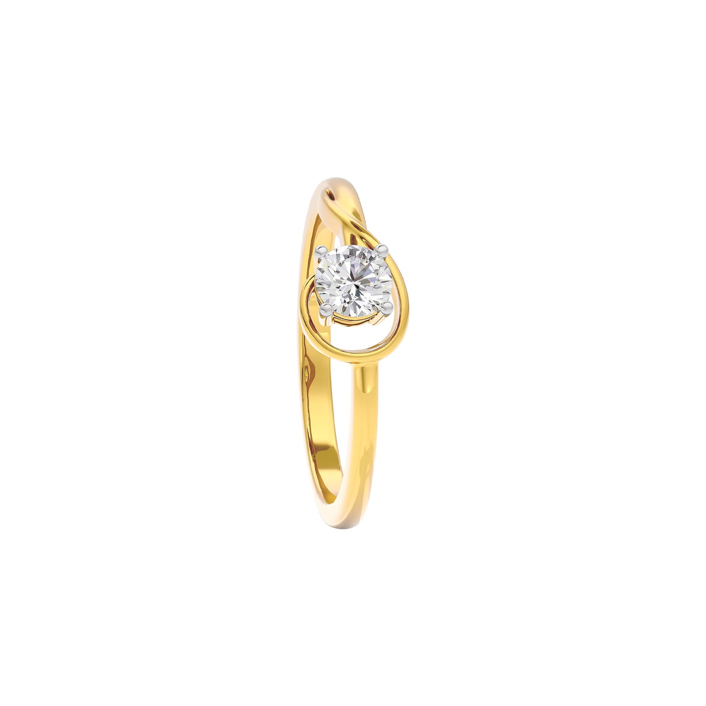 Pure Elegance Diamond Ring 18 KT / Yellow Gold / 22