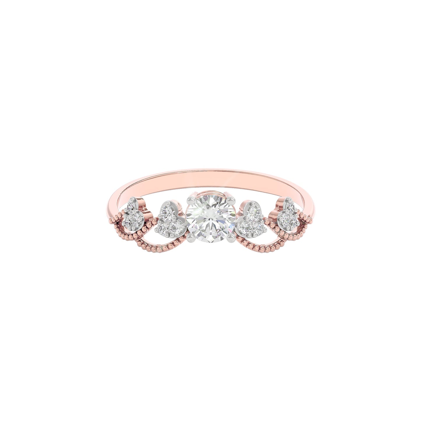 Enchanted Zena Diamond Ring 18 KT / Rose Gold / 22