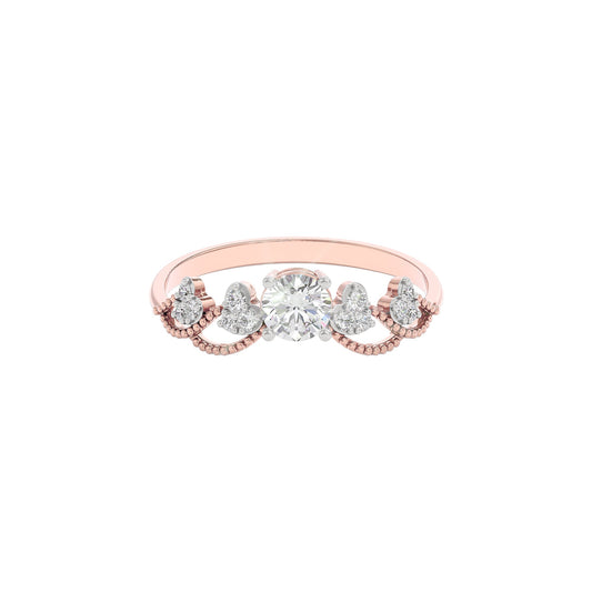 Enchanted Zena Diamond Ring 18 KT / Rose Gold / 22