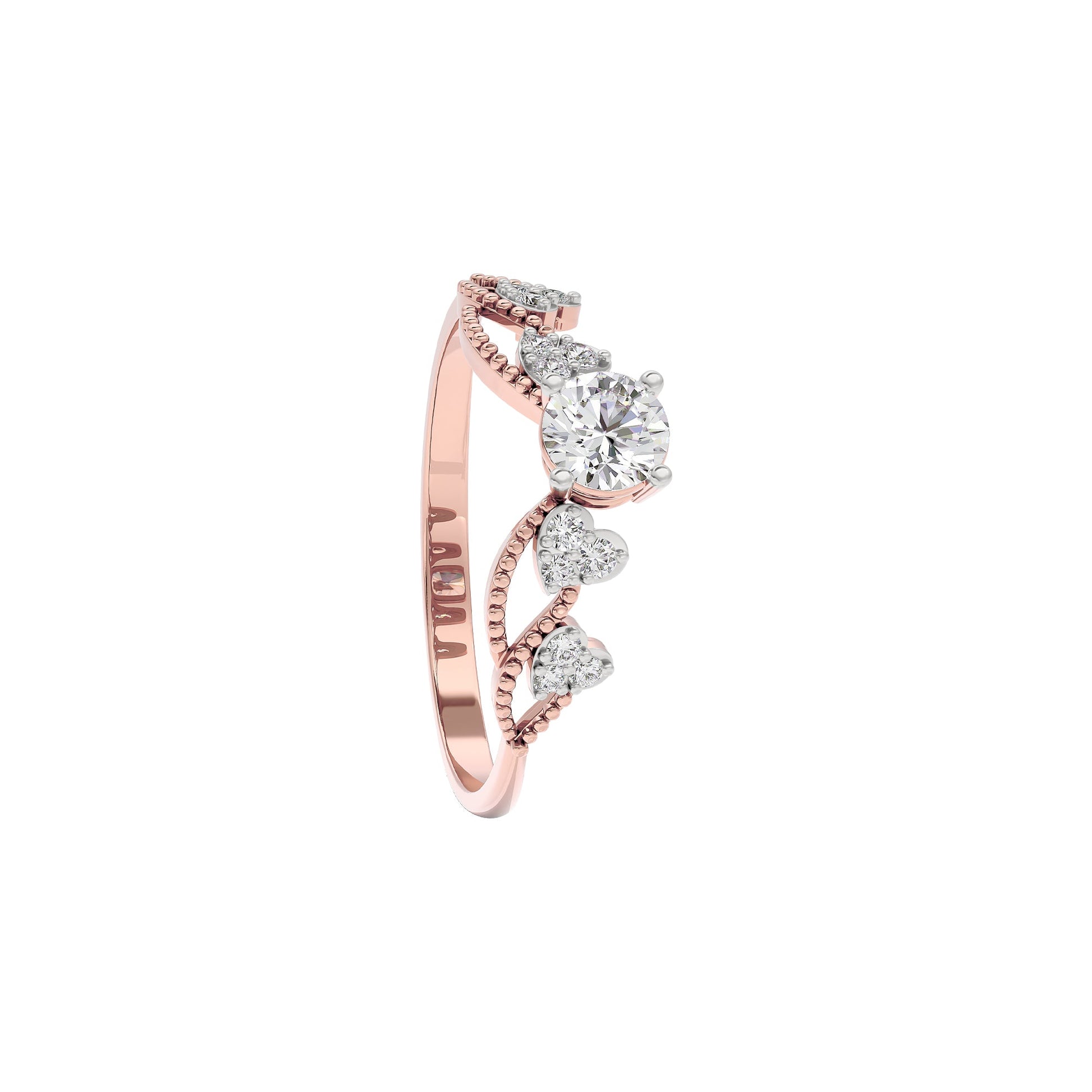 Enchanted Zena Diamond Ring 18 KT / Rose Gold / 22