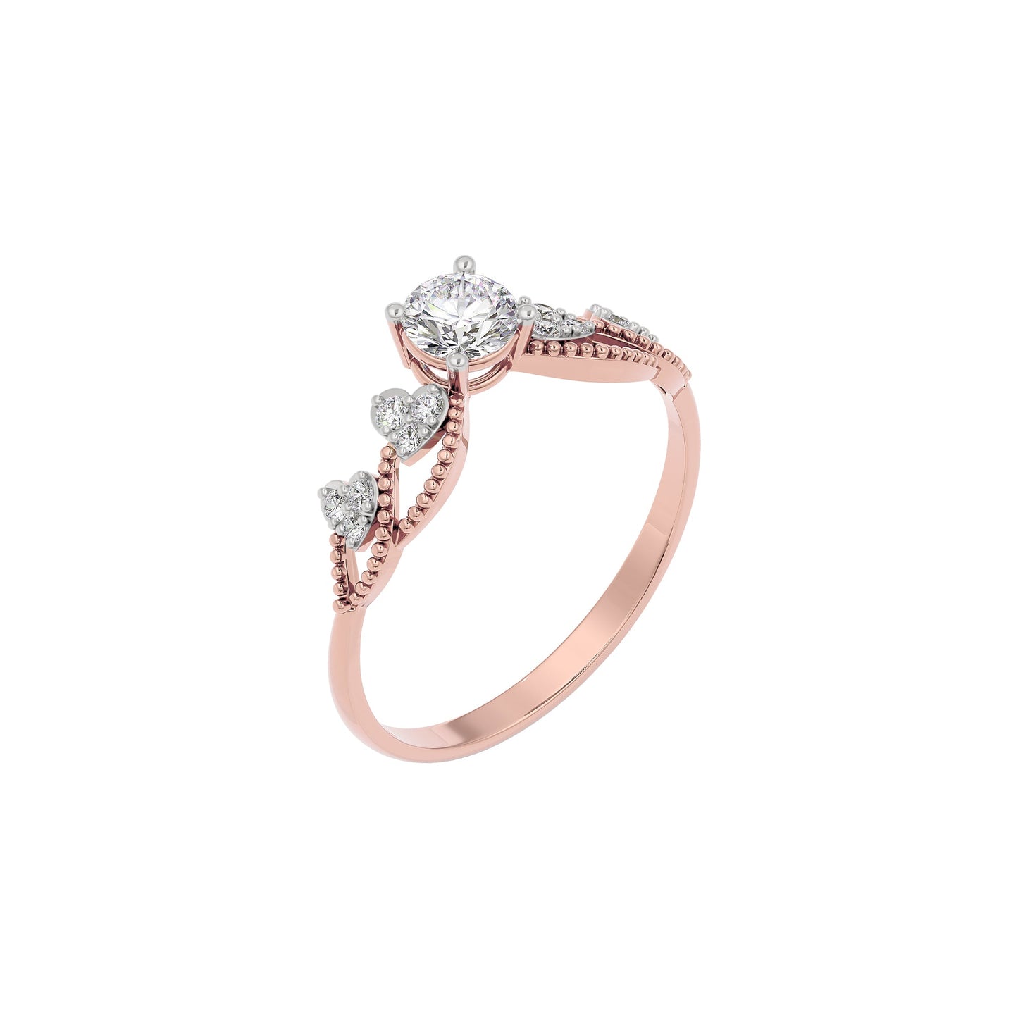 Enchanted Zena Diamond Ring 18 KT / Rose Gold / 22