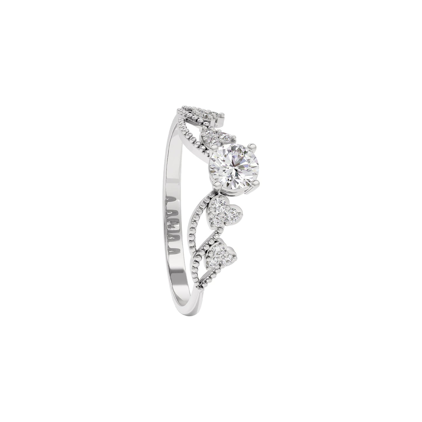 Enchanted Zena Diamond Ring 18 KT / White Gold / 22