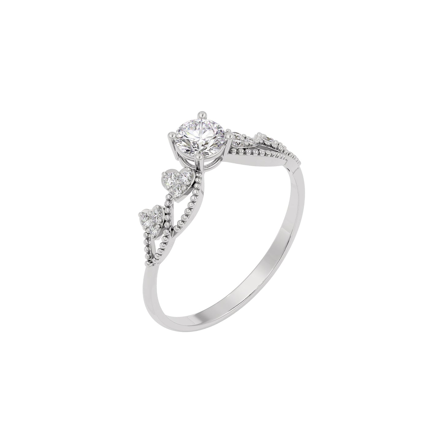 Enchanted Zena Diamond Ring 18 KT / White Gold / 22