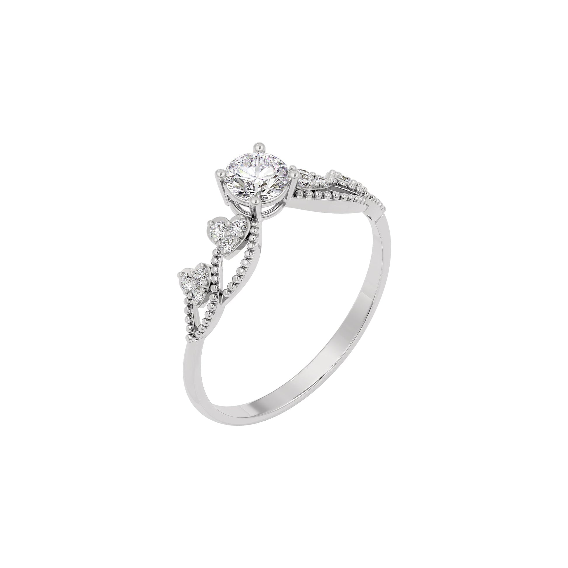 Enchanted Zena Diamond Ring 18 KT / White Gold / 22