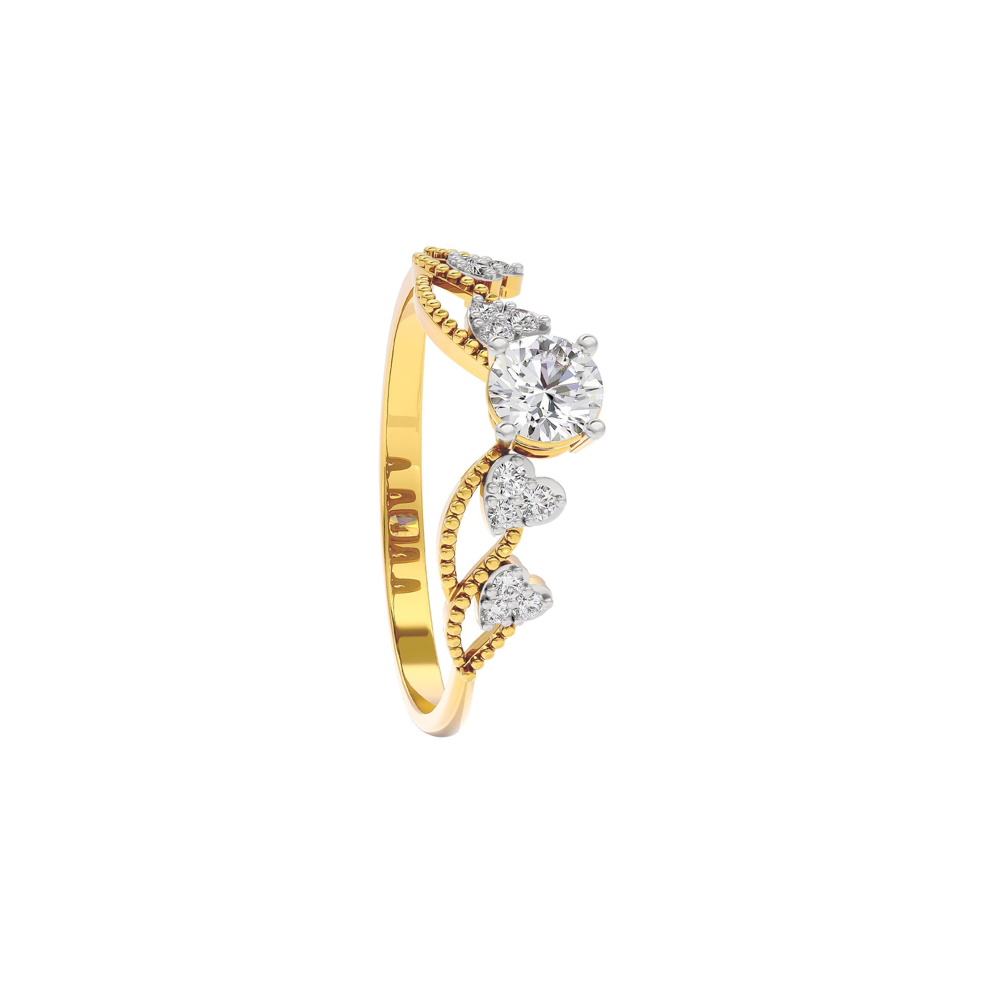 Enchanted Zena Diamond Ring 18 KT / Yellow Gold / 21