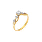 Enchanted Zena Diamond Ring 18 KT / Yellow Gold / 21
