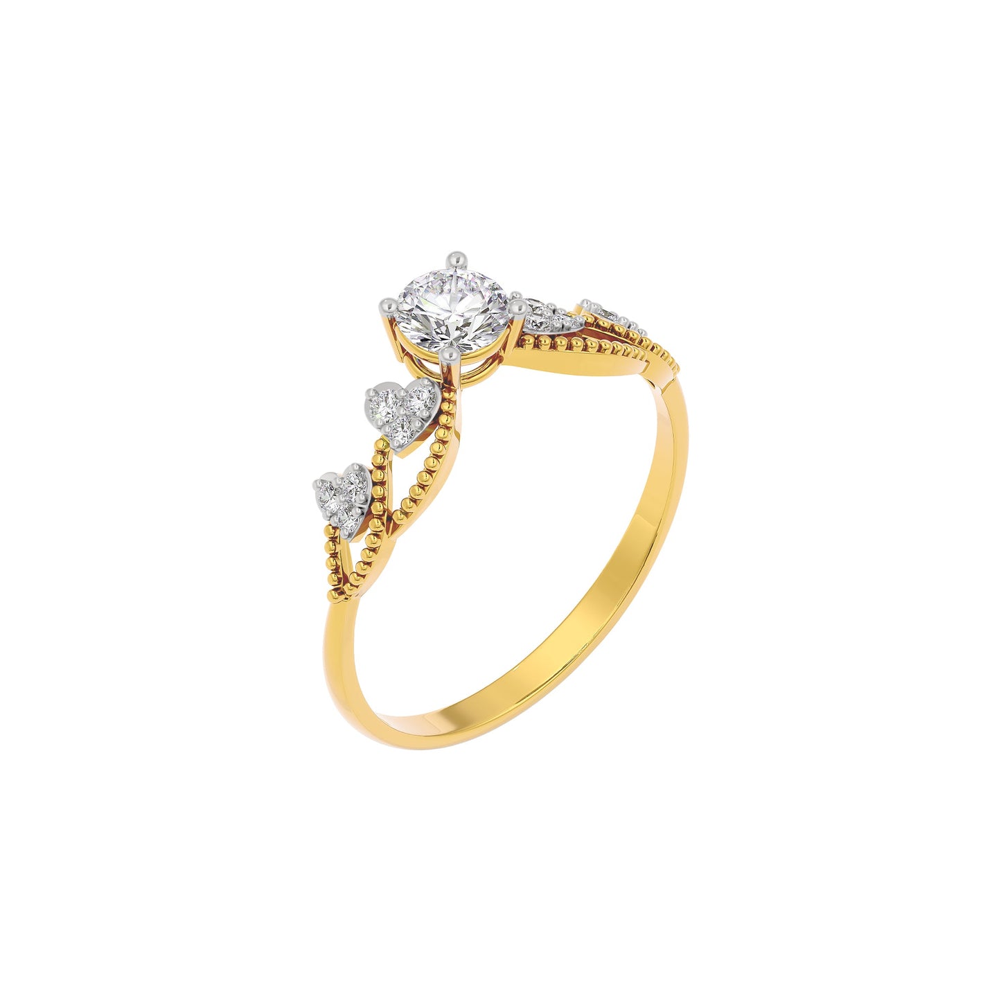 Enchanted Zena Diamond Ring 18 KT / Yellow Gold / 21