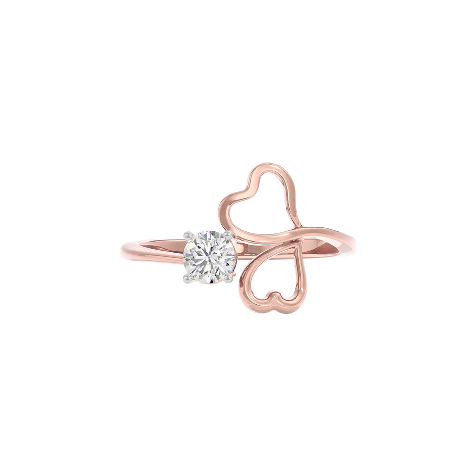 Aurora Whisper Diamond Ring 18 KT / Rose Gold / 22