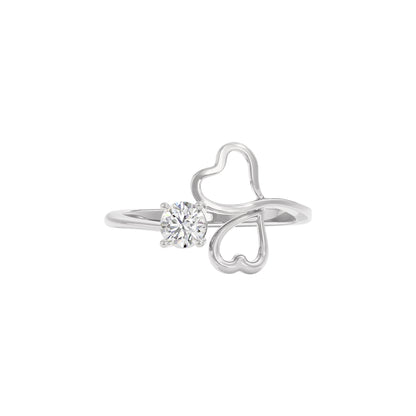 Aurora Whisper Diamond Ring 18 KT / White Gold / 22