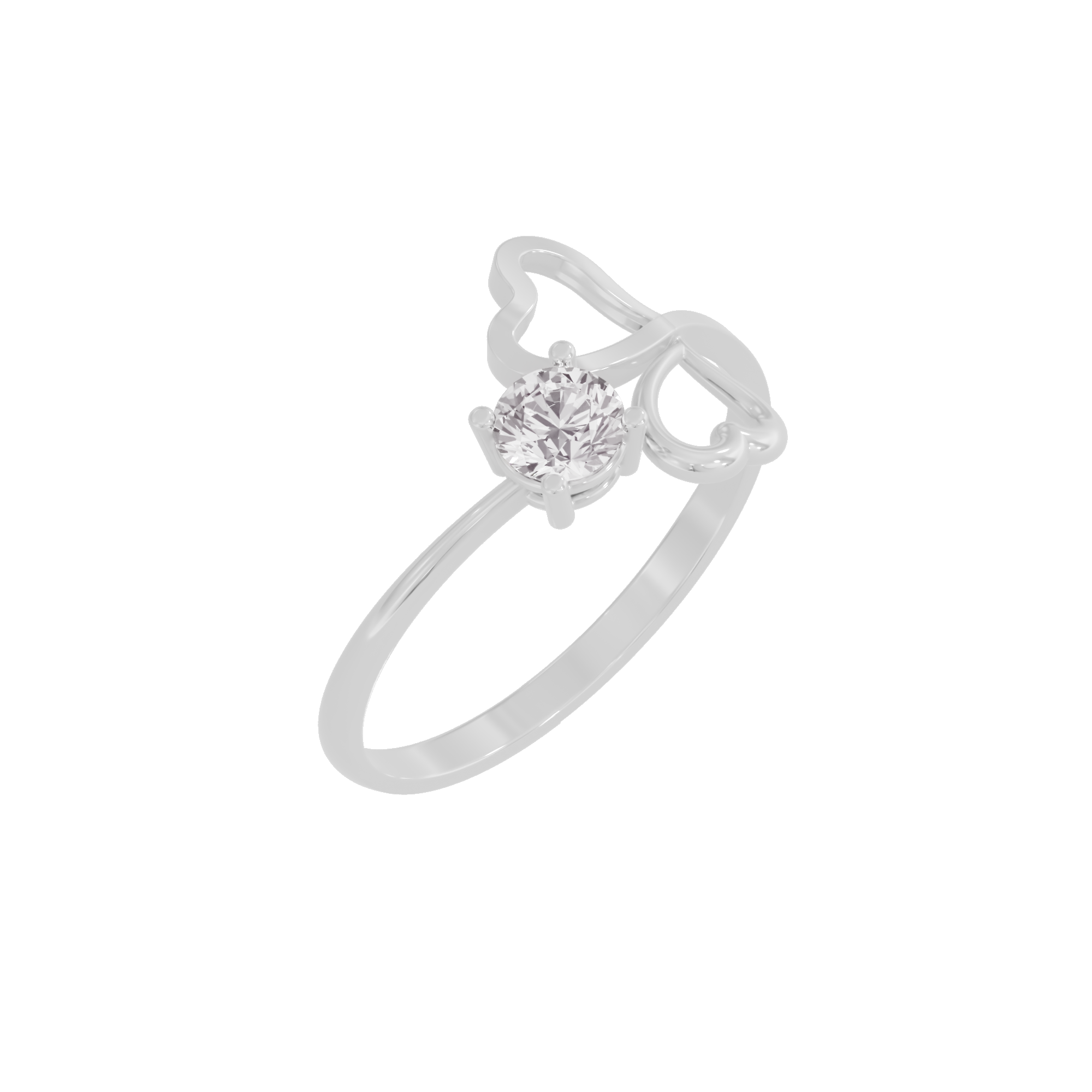 Lustrous Lagoon Diamond Ring
