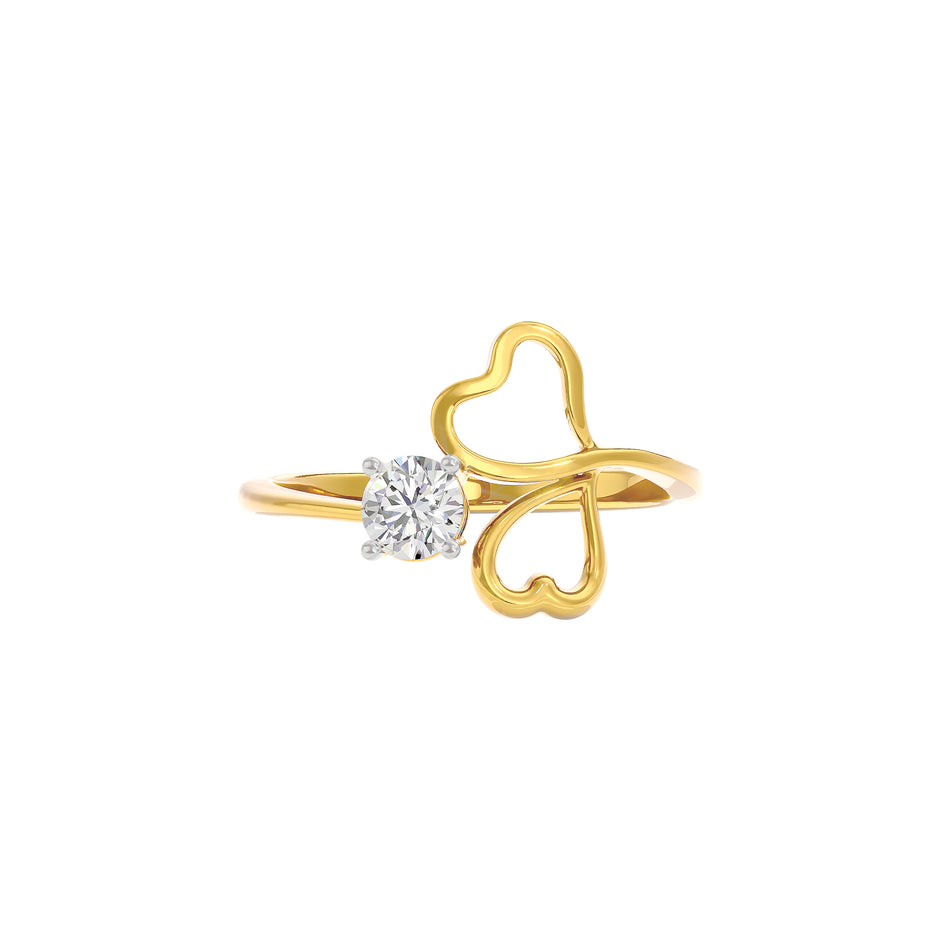 Aurora Whisper Diamond Ring 18 KT / Yellow Gold / 22