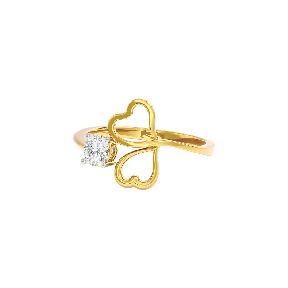 Aurora Whisper Diamond Ring 18 KT / Yellow Gold / 22