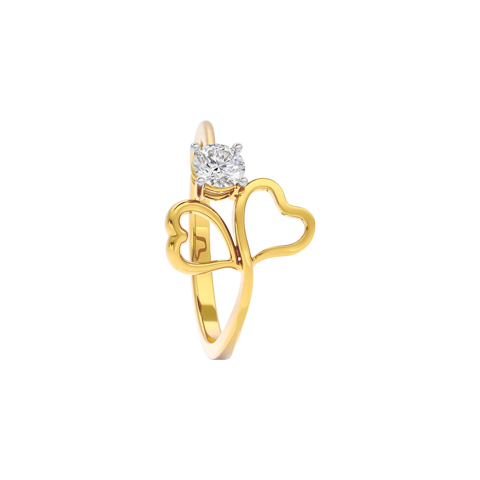 Aurora Whisper Diamond Ring 18 KT / Yellow Gold / 22