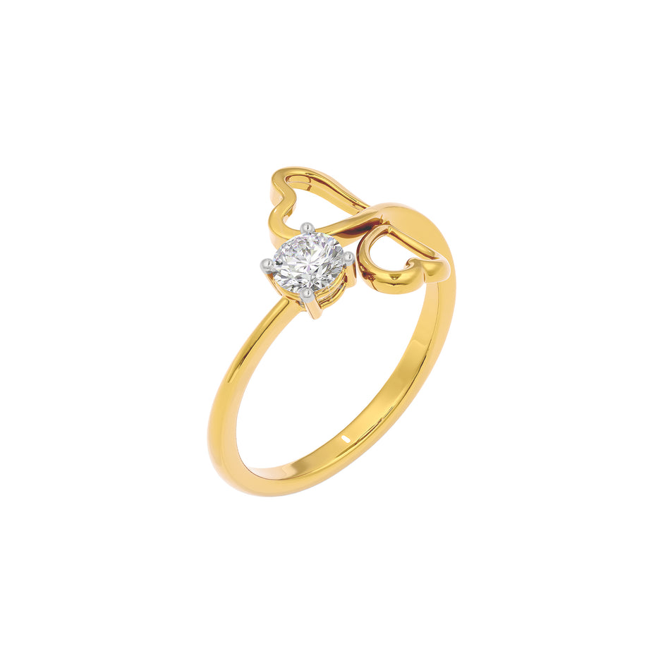 Aurora Whisper Diamond Ring 18 KT / Yellow Gold / 22