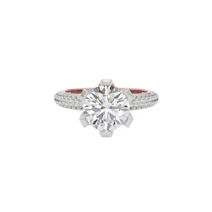 Celestial Spark Diamond Ring 18 KT / Rose Gold / 22