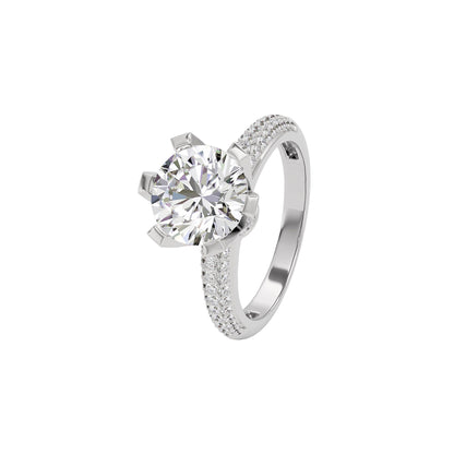Celestial Spark Diamond Ring 18 KT / White Gold / 22