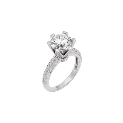 Celestial Spark Diamond Ring 18 KT / White Gold / 22