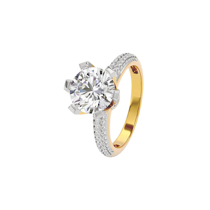 Celestial Spark Diamond Ring 18 KT / Yellow Gold / 22