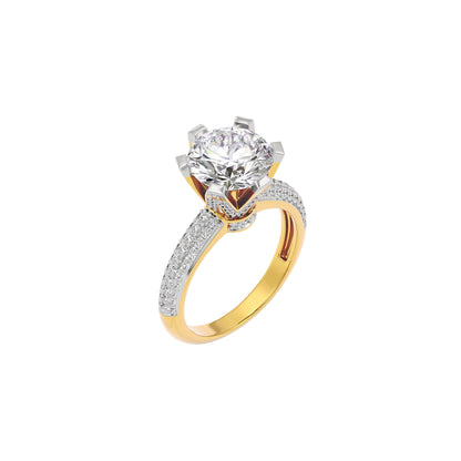 Celestial Spark Diamond Ring 18 KT / Yellow Gold / 22